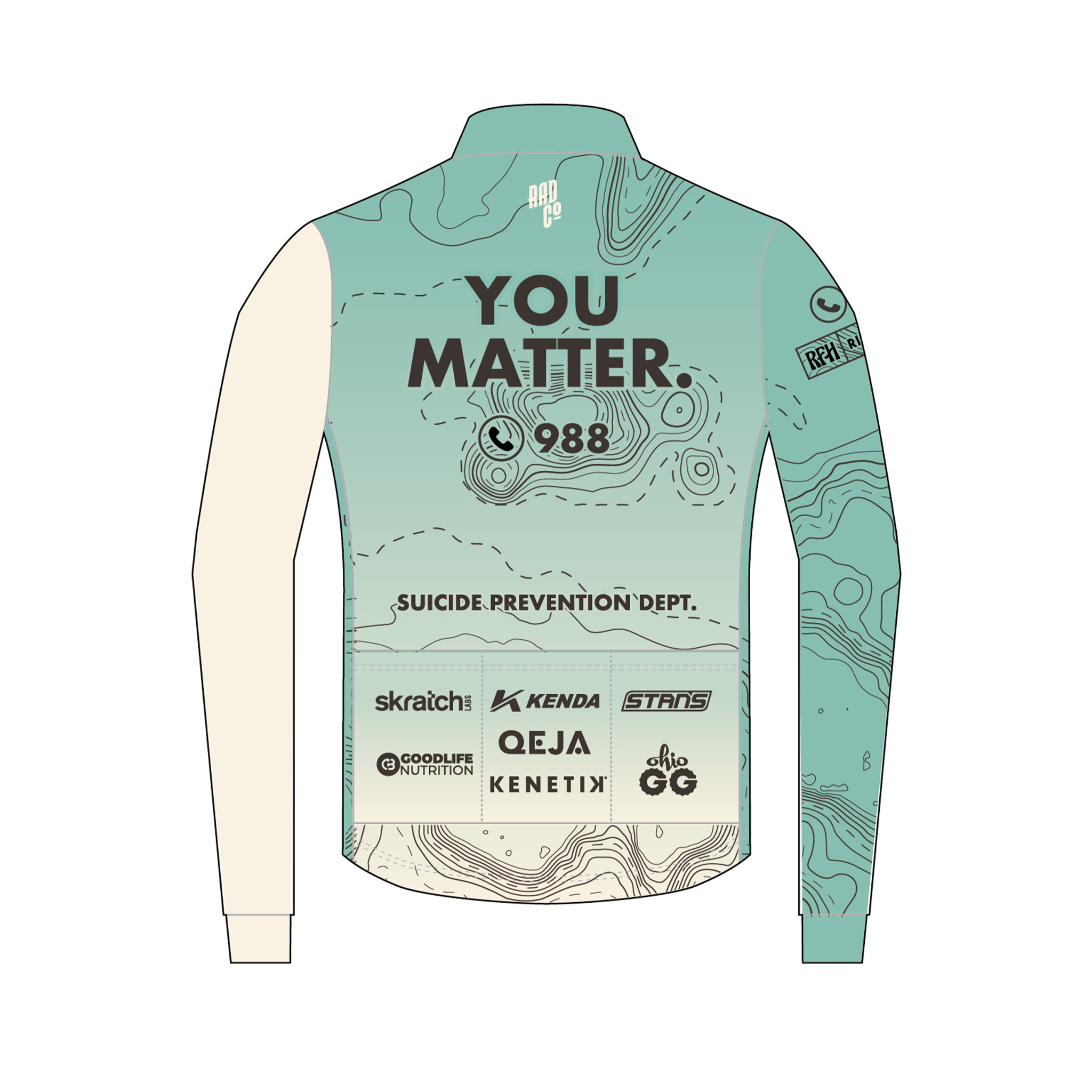 Ride for Hope - Thermal Jacket - Fade