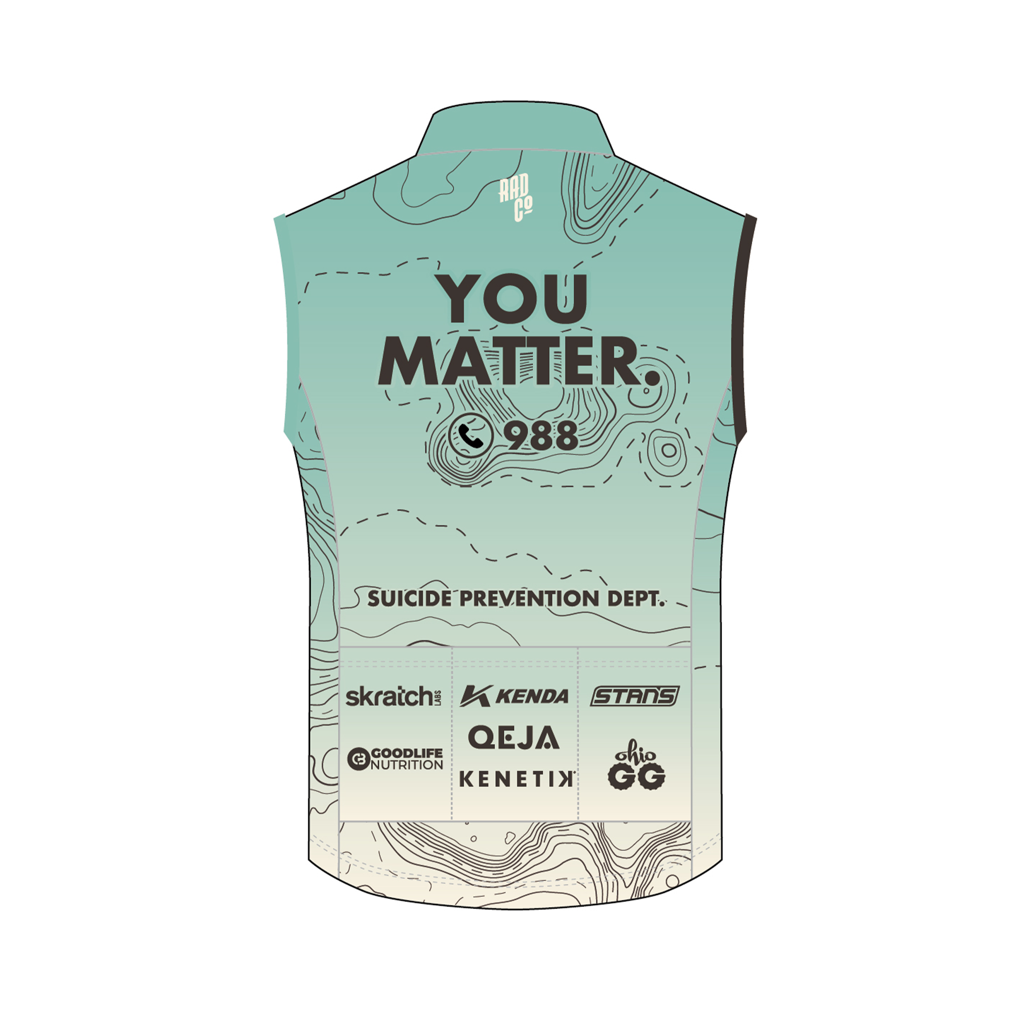 Ride for Hope - Wind Vest - Fade