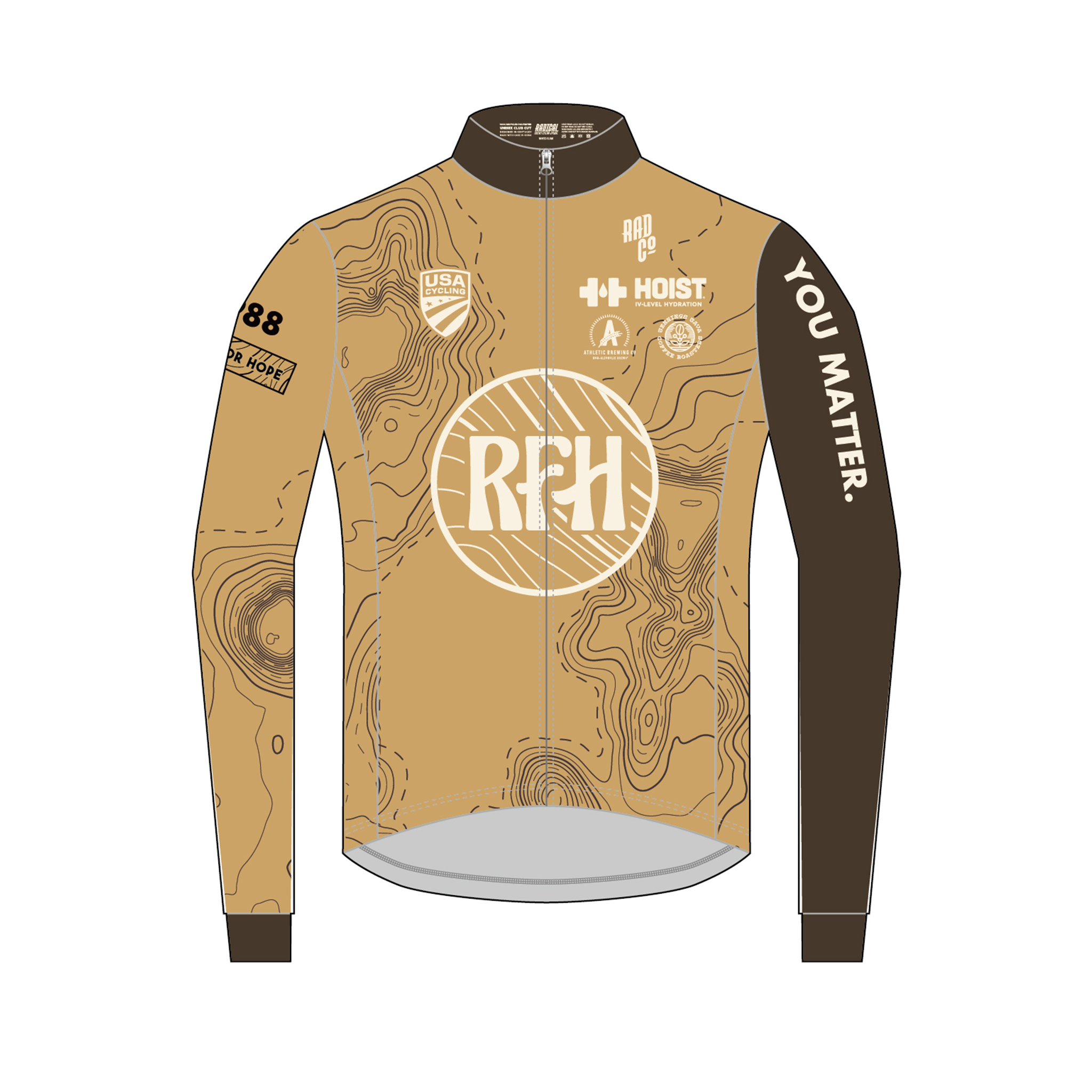 Ride for Hope - Thermal Jacket - Gravel