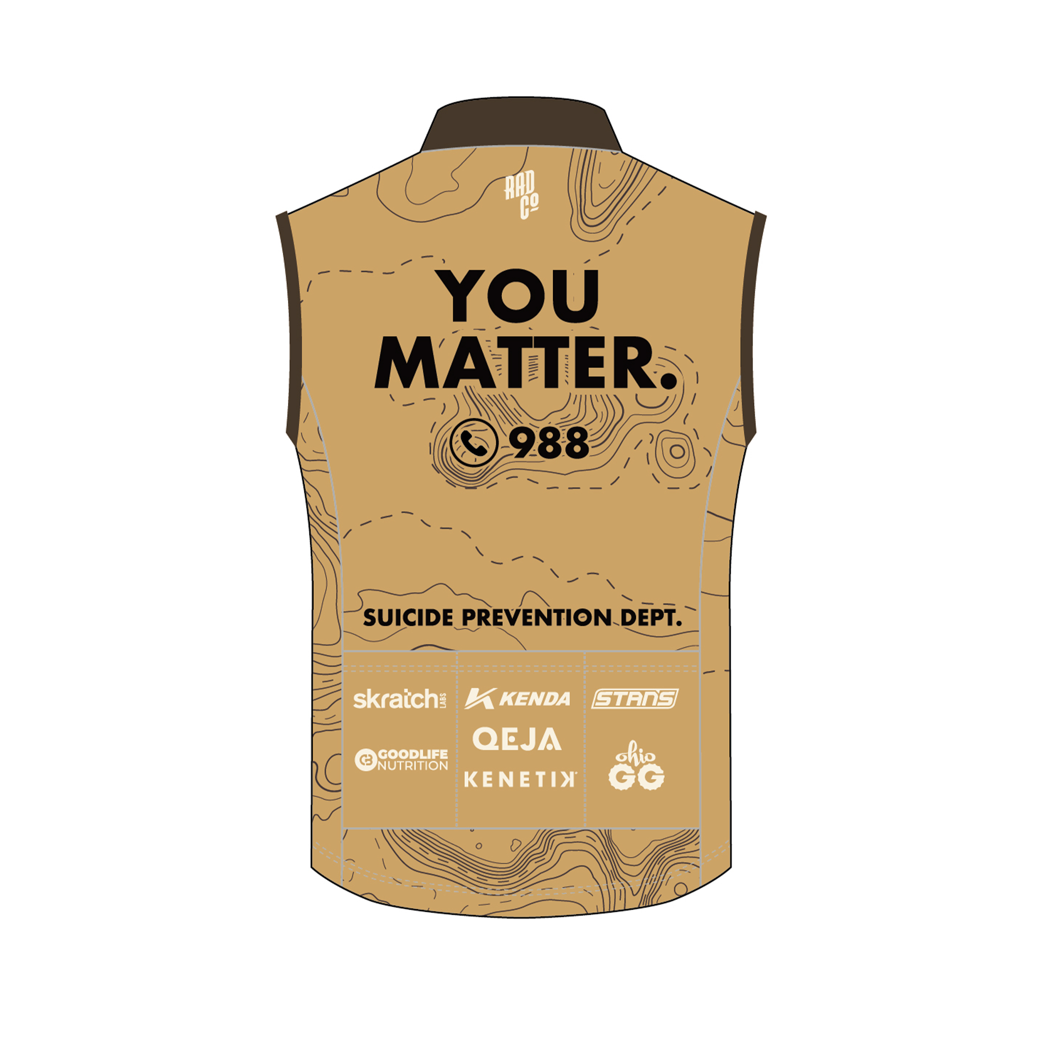 Ride for Hope - Wind Vest - Gravel