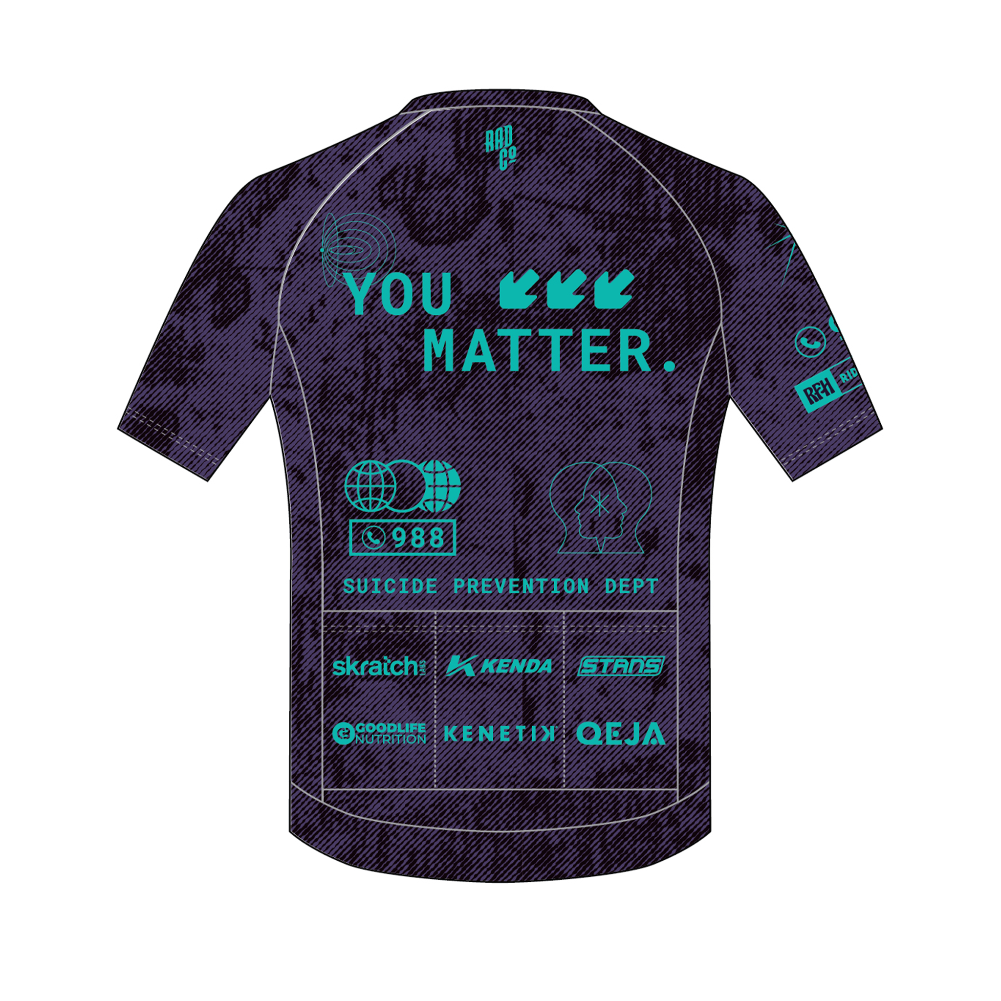 Ride for Hope - Short Sleeve ECO PRO Jersey - Road Team