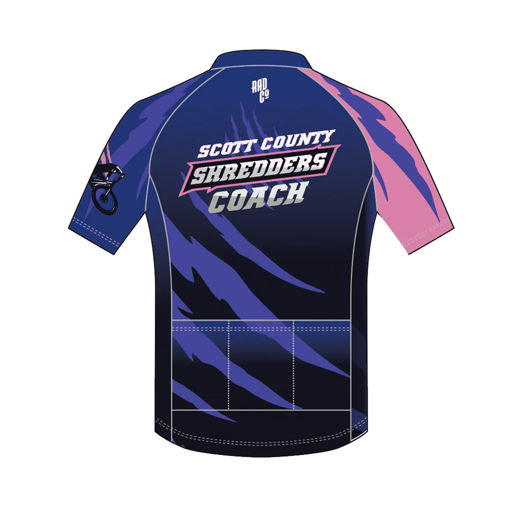 Scott County Shredders - Short Sleeve CORE Zip Jersey - COACH