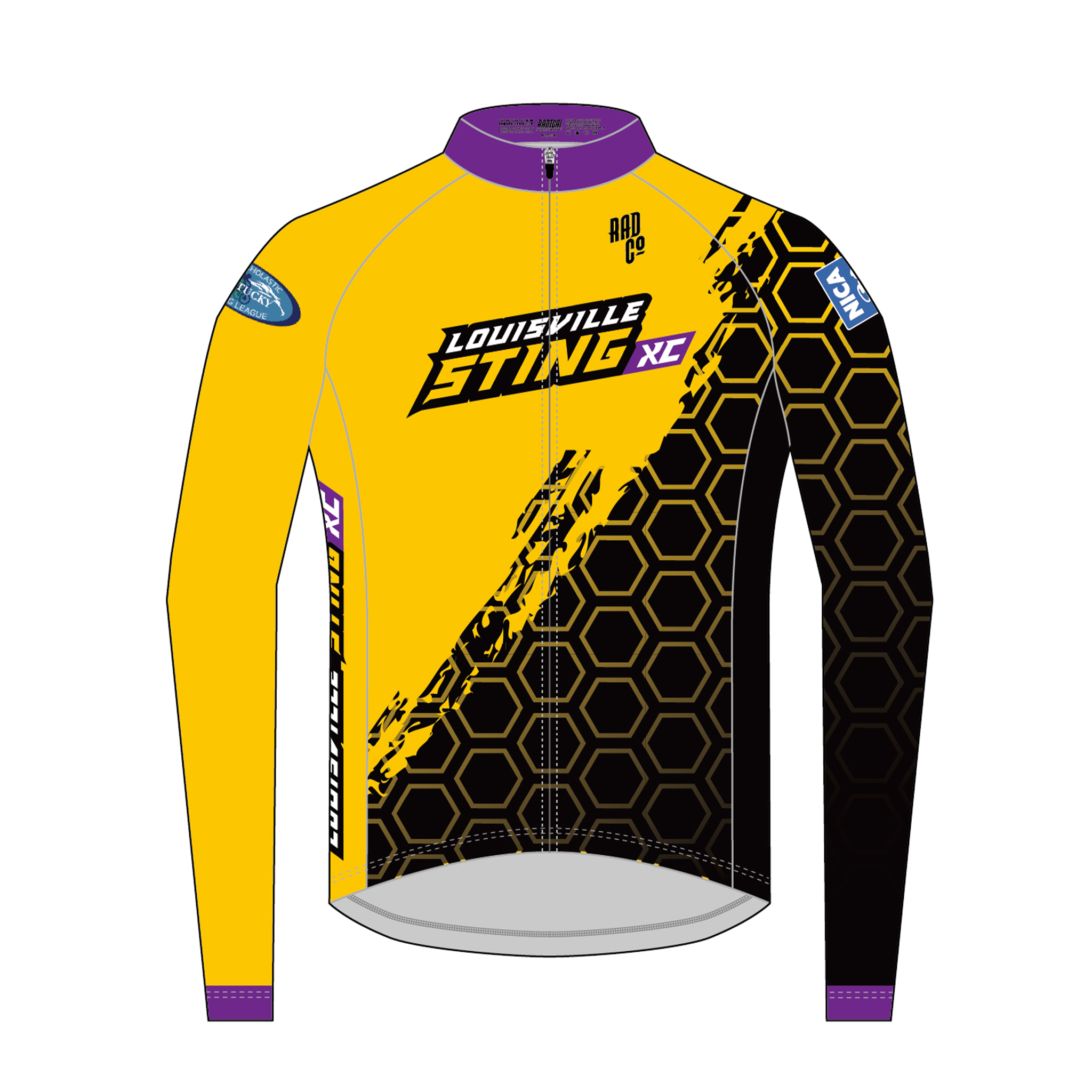 Louisville Sting - Deluxe Long Sleeve Zip Jersey