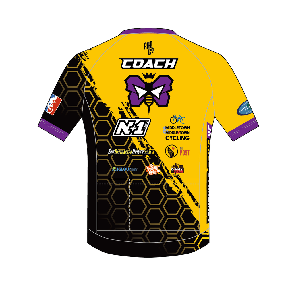 Louisville Sting - Short Sleeve Zip Jersey - COACH